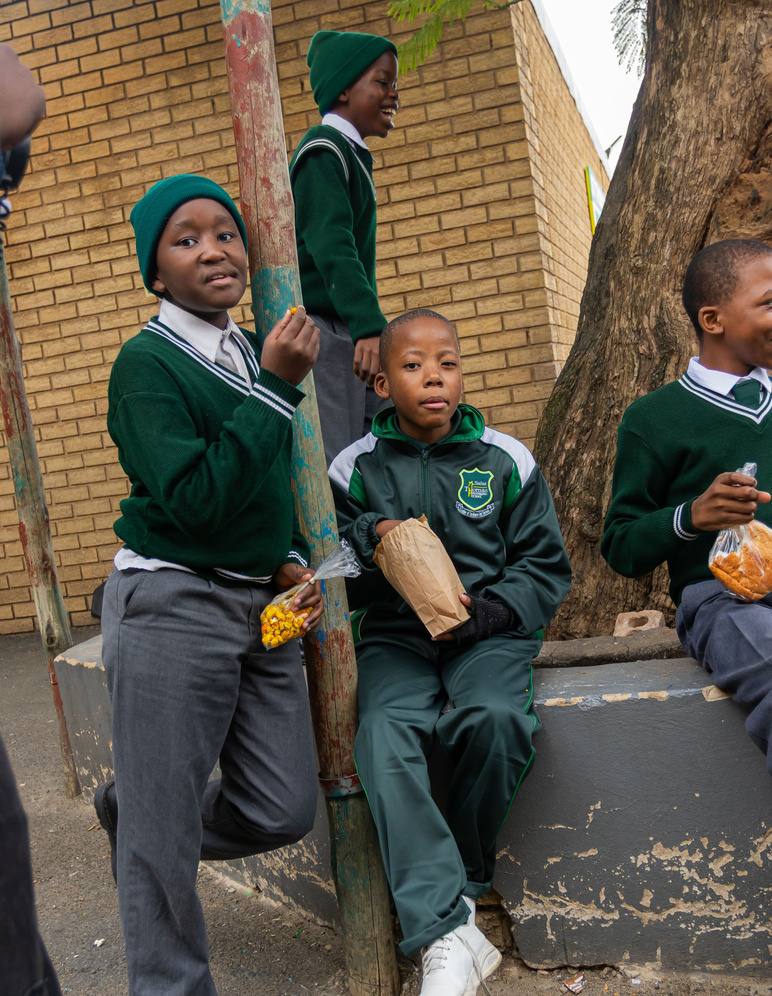 learners sharing a moment