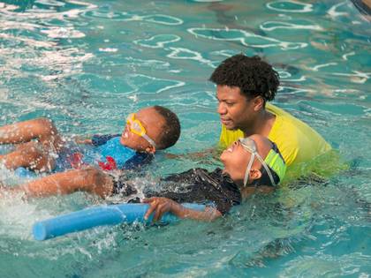 swimming at st thomas